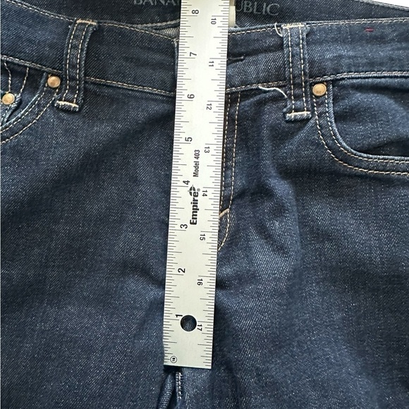 Banana Republic size 27 low rise bootcut jeans medium wash blue denim - Picture 9 of 11